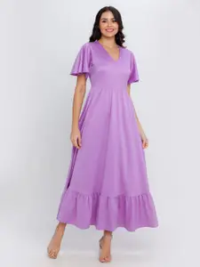 Zink London Purple Maxi Dress