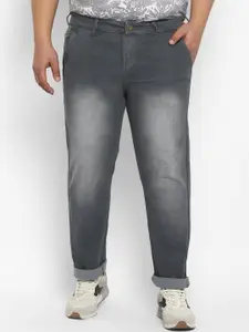 Urbano Plus Men Grey Heavy Fade Stretchable Jeans