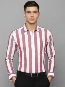 Louis Philippe Men Multicoloured Slim Fit Striped Formal Shirt