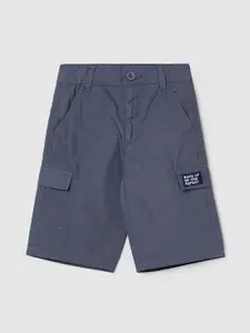 max Boys Grey Cargo Shorts
