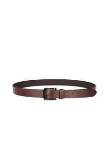 KAEZRI Men Brown Leather Belt