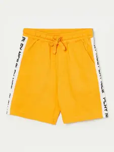 Fame Forever by Lifestyle Boys Yellow Shorts