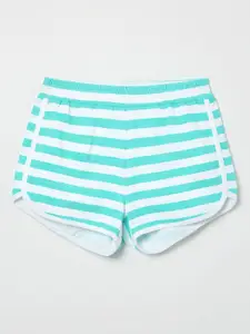 Fame Forever by Lifestyle Girls Blue Striped Shorts