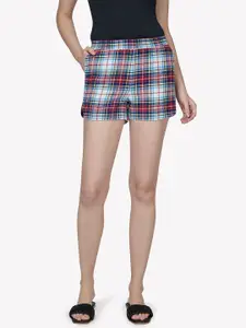 VASTRADO Women Multicoloured Checked Shorts