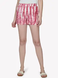 VASTRADO Women Pink Printed Shorts