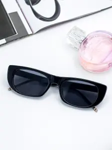 Bellofox Women Black Lens & Black Wayfarer Sunglasses
