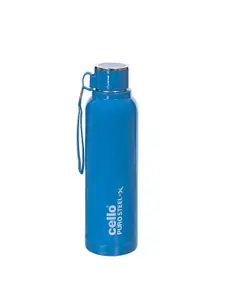 Cello Blue Solid Stainless Steel Water Bottle- 600ml