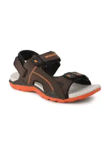 Bata Boys Olive Grey Solid Sports Sandals