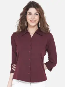 Akshatani Women Brown Casual Shirt