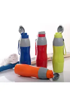 Cello Set Of 4 Colourblocked BPA Free Refrigerator Drench Bottles