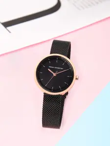 French Connection Women Black Analogue Watch FCN00036F