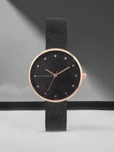 French Connection Women Black Analogue Watch FCN00038A