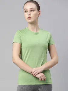 LAYA Women Green Sports T-shirt
