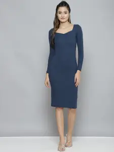 SASSAFRAS Blue Bodycon Dress