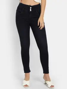 Next One Women Blue Comfort Skinny Fit High-Rise Jeans