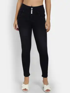 Next One Women Blue Comfort Skinny Fit High-Rise Jeans