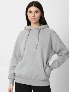 FOREVER 21 Women Grey Sweatshirt