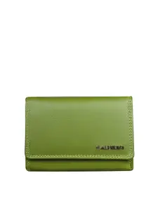 CALFNERO Women Green Leather Envelope