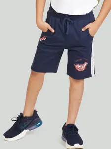 Zalio Boys Navy Blue Sports Shorts
