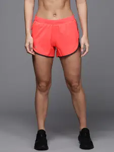 UNDER ARMOUR Women Neon Red Fly-By Elite 3'' Running Sports Shorts