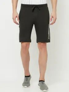 Octave Men Olive Green Sports Shorts
