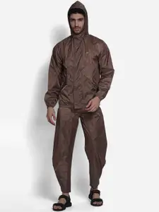 Wildcraft Men Brown Solid Rain Jacket