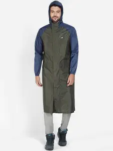 Wildcraft Men Olive Solid Rain Jacket