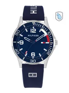Tommy Hilfiger Men Dial & Blue Straps Analogue Watch TH1720016W