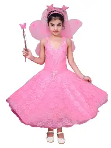 ahhaaaa Pink Floral Net Maxi Dress