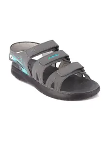 FURO by Red Chief Men Grey Solid Sports Sandals