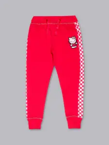 Kids Ville Girls Pink Hello Kitty Featured Lounge Pants