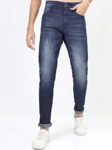 HIGHLANDER Men Blue Tapered Fit Heavy Fade Stretchable Jeans