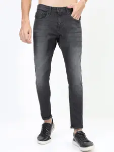 KETCH Men Black Skinny Fit Heavy Fade Stretchable Jeans