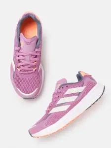 ADIDAS Women Purple Woven Design Perforated SL20.3 Running Shoes