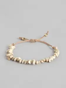 RICHEERA Women White & Gold-Toned Armlet Bracelet