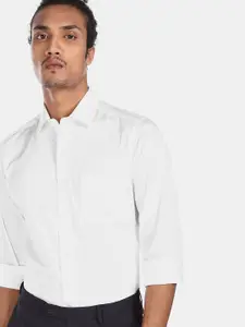 Arrow Men White Casual Shirt