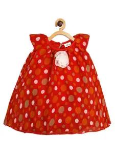 Creative Kids Red Layered A-Line Dress