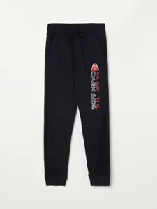 Fame Forever by Lifestyle Boys Solid Black Track Pants