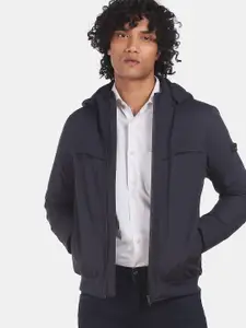 Arrow Sport Men Blue Bomber Jacket