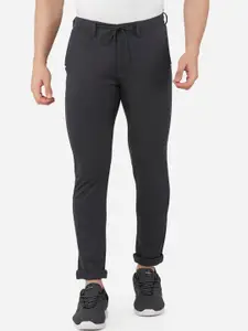 beevee Men Grey Solid Track Pants