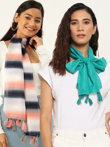 Trend Arrest Women Pack of 2 Printed Scarves