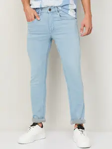 Forca by Lifestyle Men Blue Slim Fit No Fade Cotton  Jeans