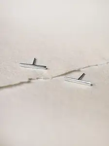 MANNASH 925 Sterling Silver Contemporary Drop Earrings