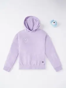 Ed-a-Mamma Girls Lavender Hooded Sweatshirt