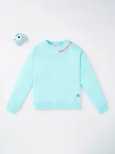 Ed-a-Mamma Girls Blue Sweatshirt