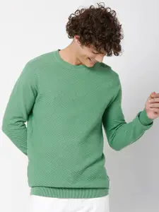 Mufti Men Green Pullover