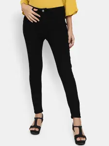 V-Mart Women Black High Waist Classic Jeans