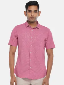 BYFORD by Pantaloons Men Pink Casual Shirt