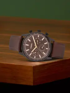 Fossil Men Brown Analogue Watch BQ2457