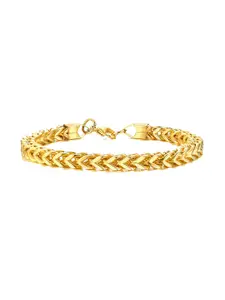 NAKABH Men Gold-Toned Gold-Plated Link Bracelet